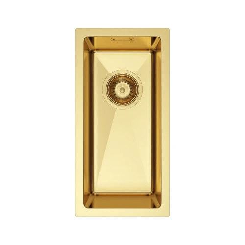 Luxury Nano Gold Slim Handmade Single Sink suppliers