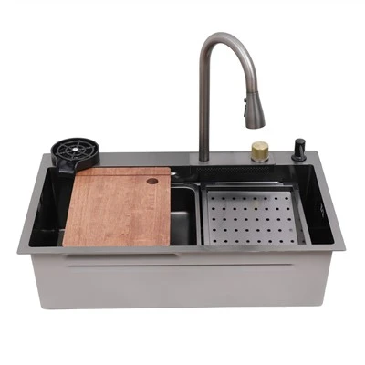 Multifunkcionalni kuhinjski sudoper Smart Waterfall